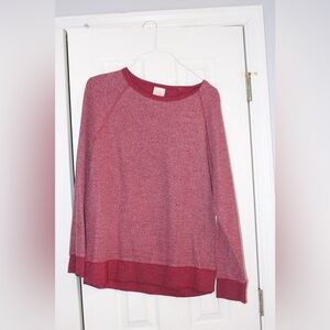 Freeloader Heathered Wine Red Tee with Pink Logo Tag